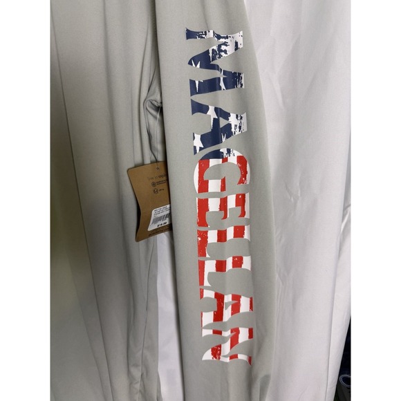 Magellan Mens Outdoor Gray Fishing Long Sleeve Moisture Wicking Shirt Sz XL NWT - Picture 4 of 6